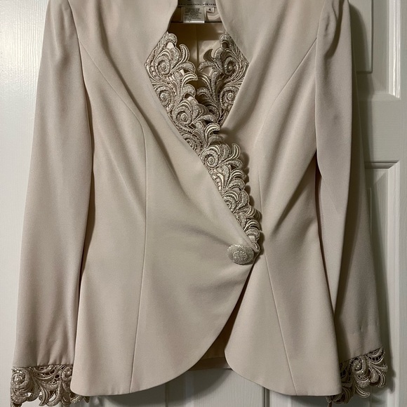 Daymor Couture formal skirt and long sleeve jacket. - Picture 4 of 8